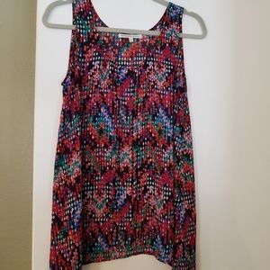 Arrow print tank blouse